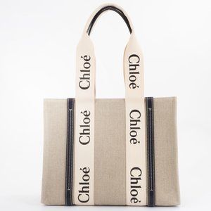 CHLOE White Tote Bag